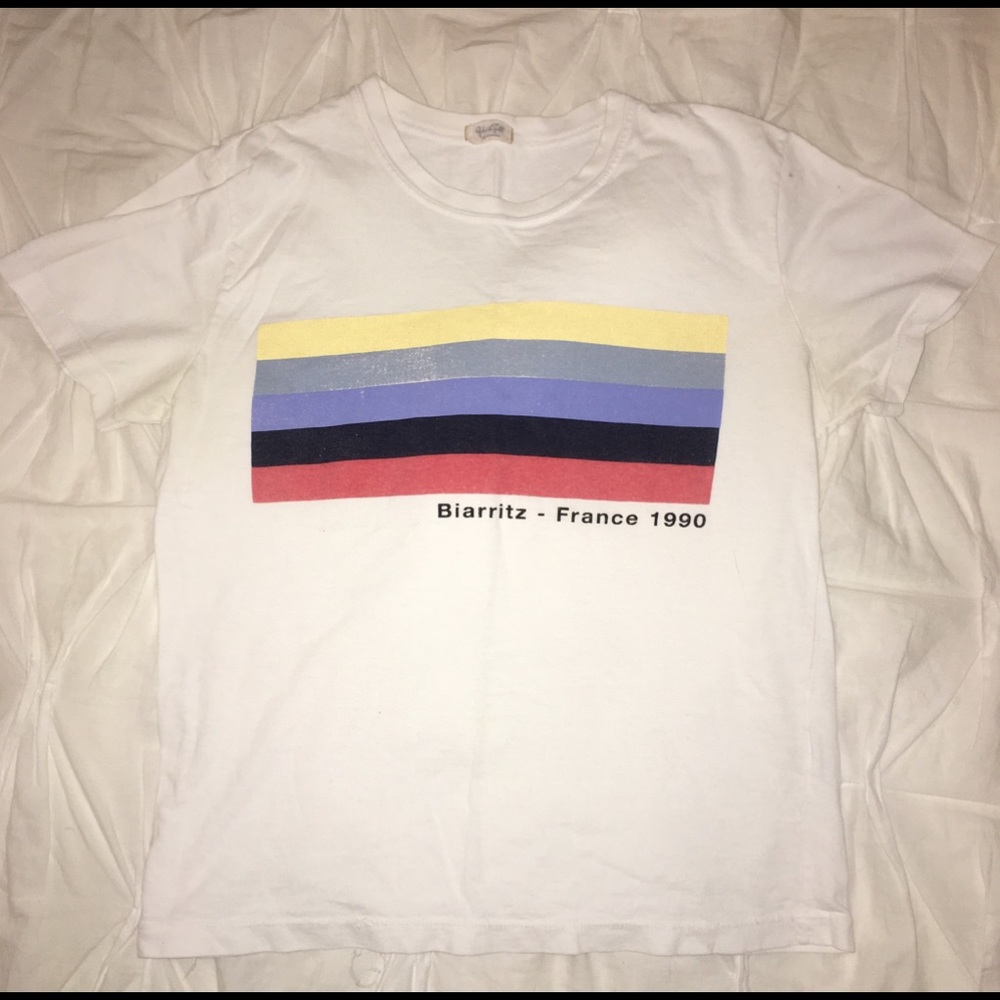 Brandy Melville White Graphic Tee